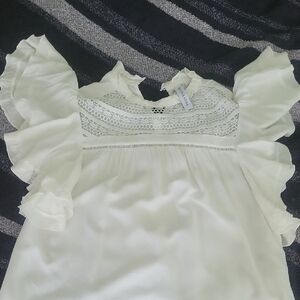 Elegant White Lace Blouse